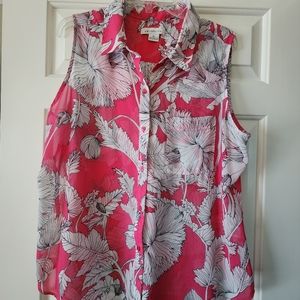 Liz Claiborne Ladies Sleeveless Blouse